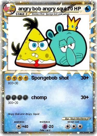 Pokemon angry bob angry squid