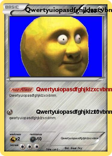 Pokemon Qwertyuiopasdfghjklzxcvbnm