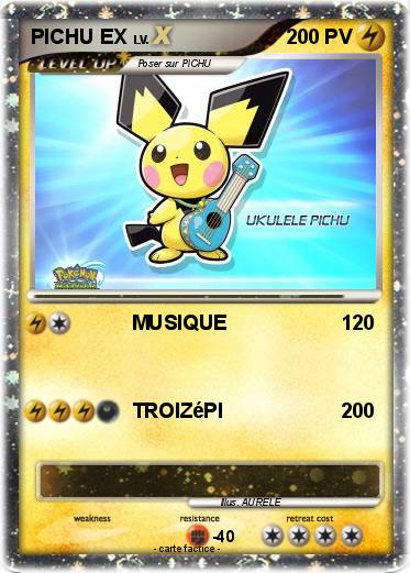 Pokemon PICHU EX