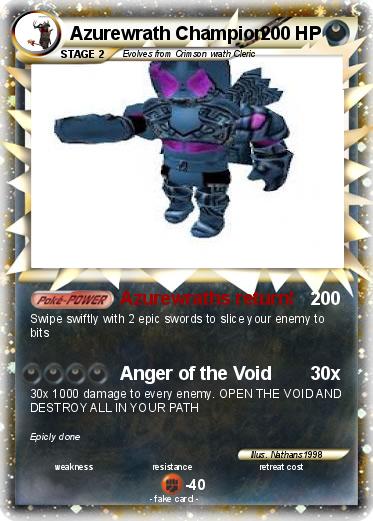 Pokemon Azurewrath Champion