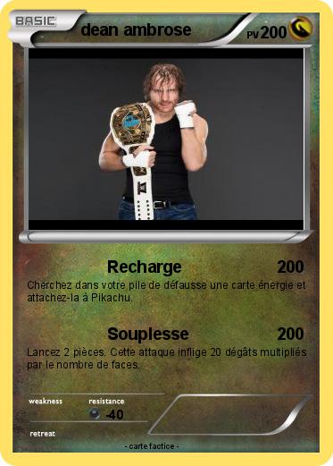 Pokemon dean ambrose
