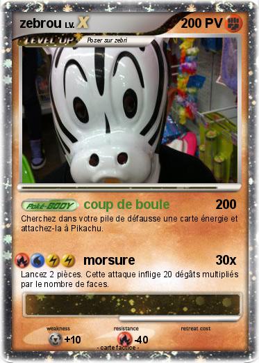 Pokemon zebrou