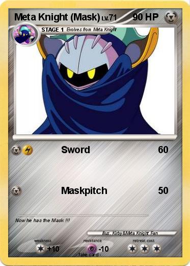 Pokemon Meta Knight (Mask)