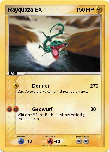 Pokemon Rayquaza EX