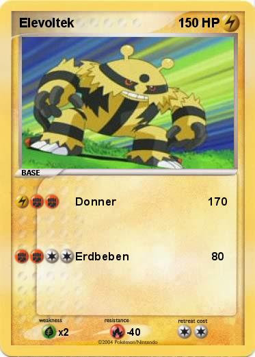 Pokemon Elevoltek