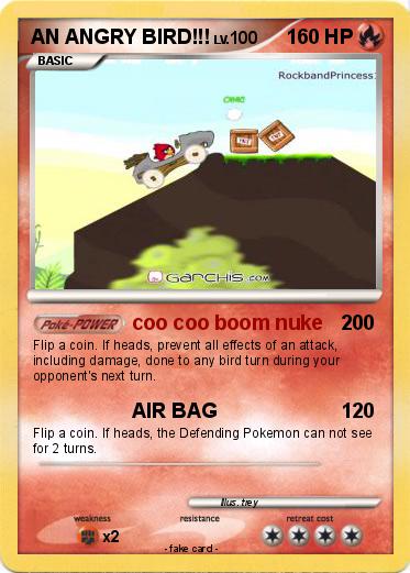 Pokemon AN ANGRY BIRD!!!