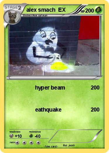 Pokemon alex smach  EX