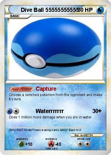 Pokemon Dive Ball 55555555555