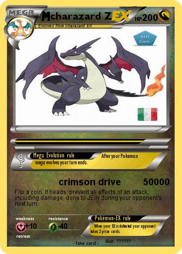 Pokemon charazard Z