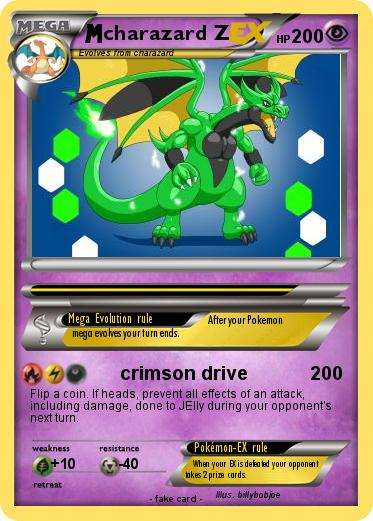 Pokemon charazard Z