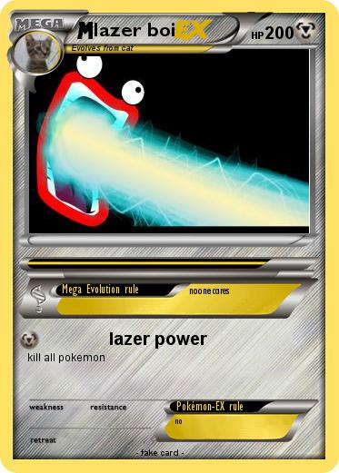Pokemon lazer boi