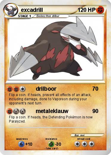 Pokemon excadrill
