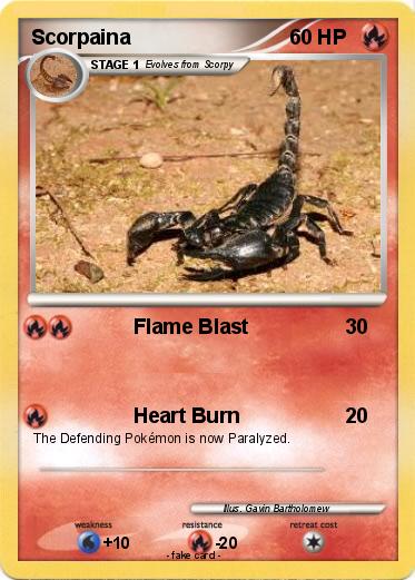 Pokemon Scorpaina