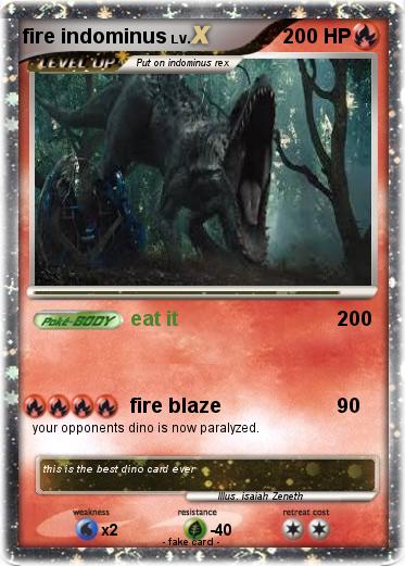 Pokemon fire indominus