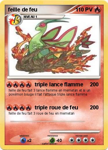 Pokemon feille de feu