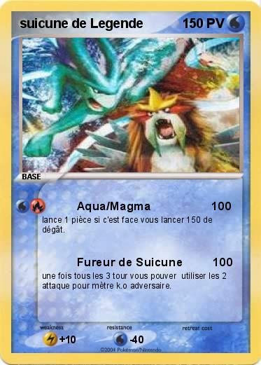 Pokemon suicune de Legende
