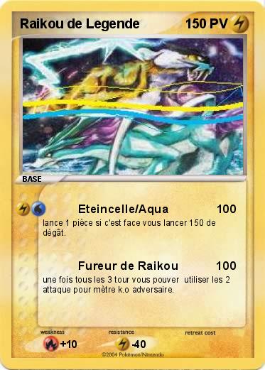 Pokemon Raikou de Legende