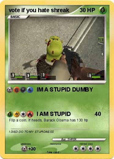 Pokemon vote if you hate shreak