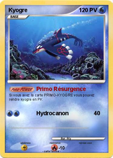 Pokemon Kyogre