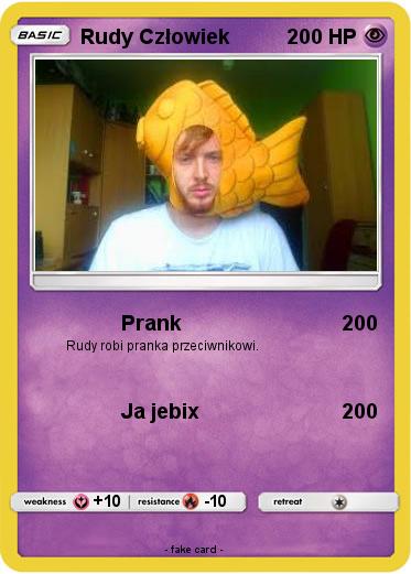 Pokemon Rudy Człowiek