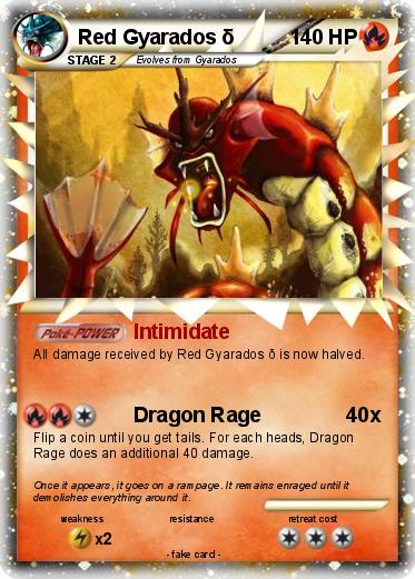 Pokemon Red Gyarados δ