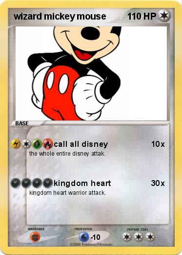 Pokemon wizard mickey mouse