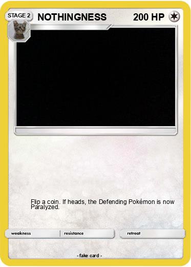 Pokemon NOTHINGNESS