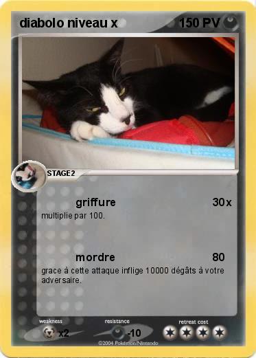 Pokemon diabolo niveau x