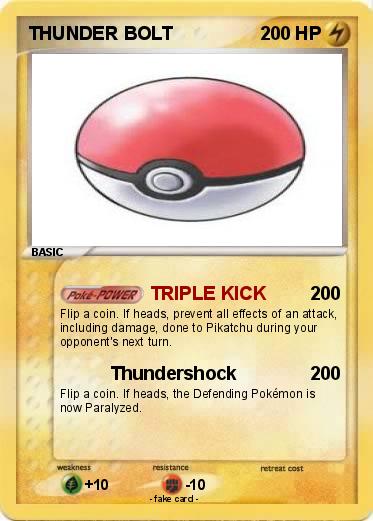 Pokemon THUNDER BOLT