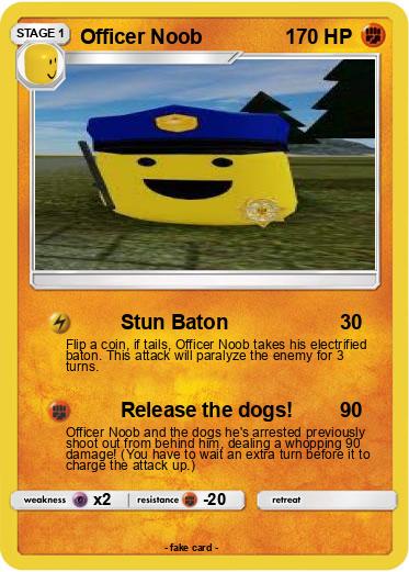 Pokemon Officer Noob