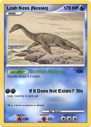 Pokemon Losh Ness (Nessie)