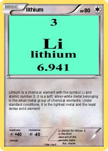 Pokemon lithium