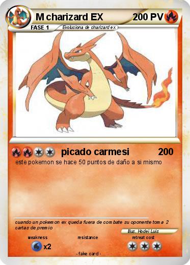Pokemon M charizard EX