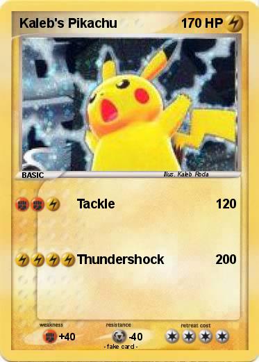 Pokemon Kaleb's Pikachu