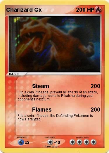 Pokemon Charizard Gx