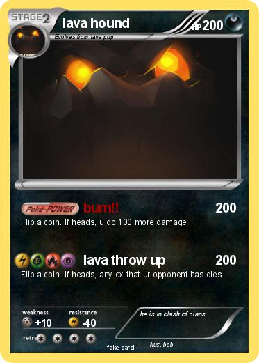 Pokemon lava hound