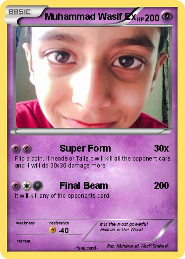Pokemon Muhammad Wasif Ex