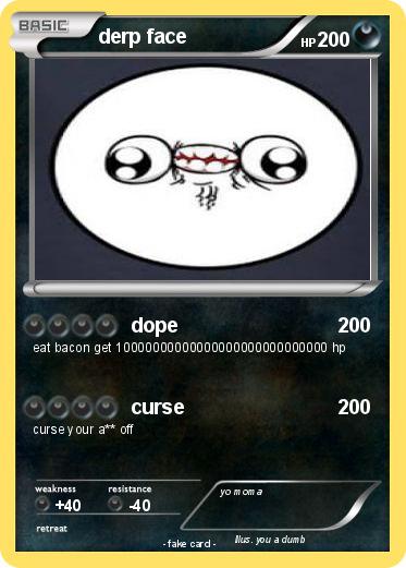 Pokemon derp face