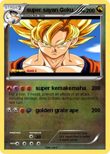 Pokemon super sayan Goku