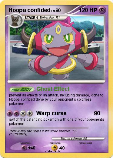 Pokemon Hoopa confided