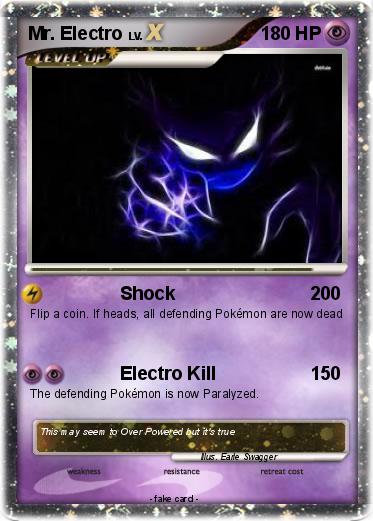Pokemon Mr. Electro