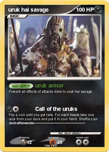 Pokemon uruk hai savage