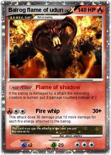 Pokemon Balrog flame of udun