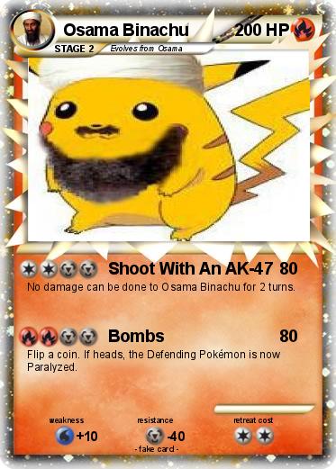 Pokemon Osama Binachu
