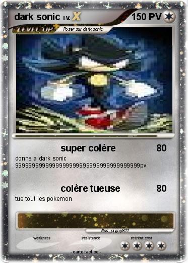 Pokemon dark sonic