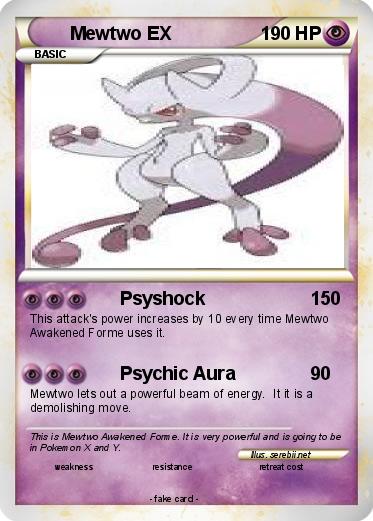 Pokemon Mewtwo EX