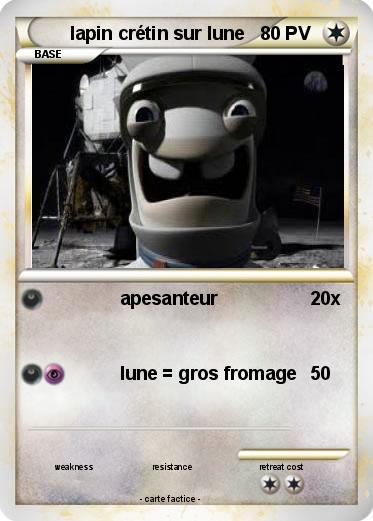 Pokemon lapin crétin sur lune