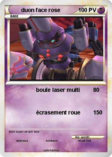 Pokemon duon face rose