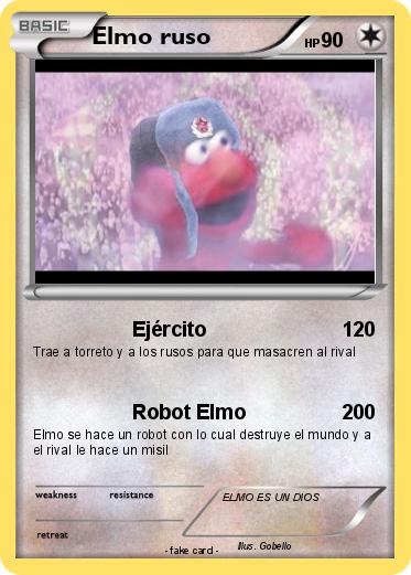 Pokemon Elmo ruso