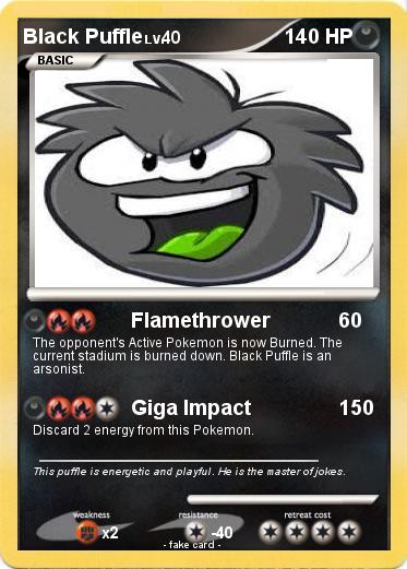 Pokemon Black Puffle